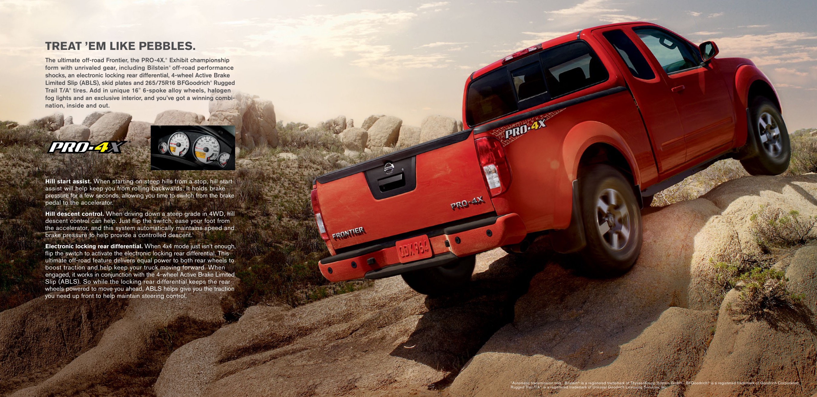 2013 Nissan Frontier Brochure Page 1